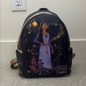 A ✨ Disney Parks Loungefly Mini Backpack – Princess Asha (Wish) ✨